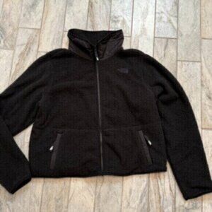 NEW The North Face women's large Black fleece jacket